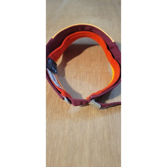 True Religion Sun Visor Hat Cap Adjustable Strap Color Red Multicolor - Picture 3 of 10